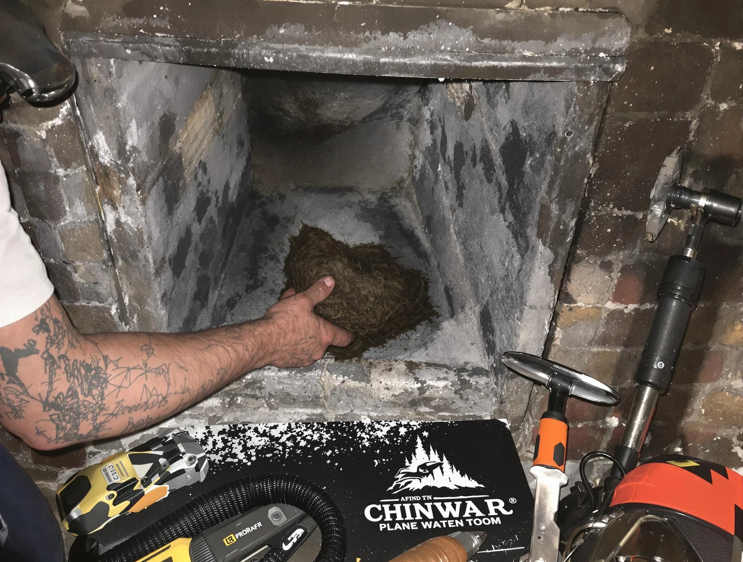 Twin Lakes Chimney Sweep safely removing debris and screening chimney in Twin Lakes, CO