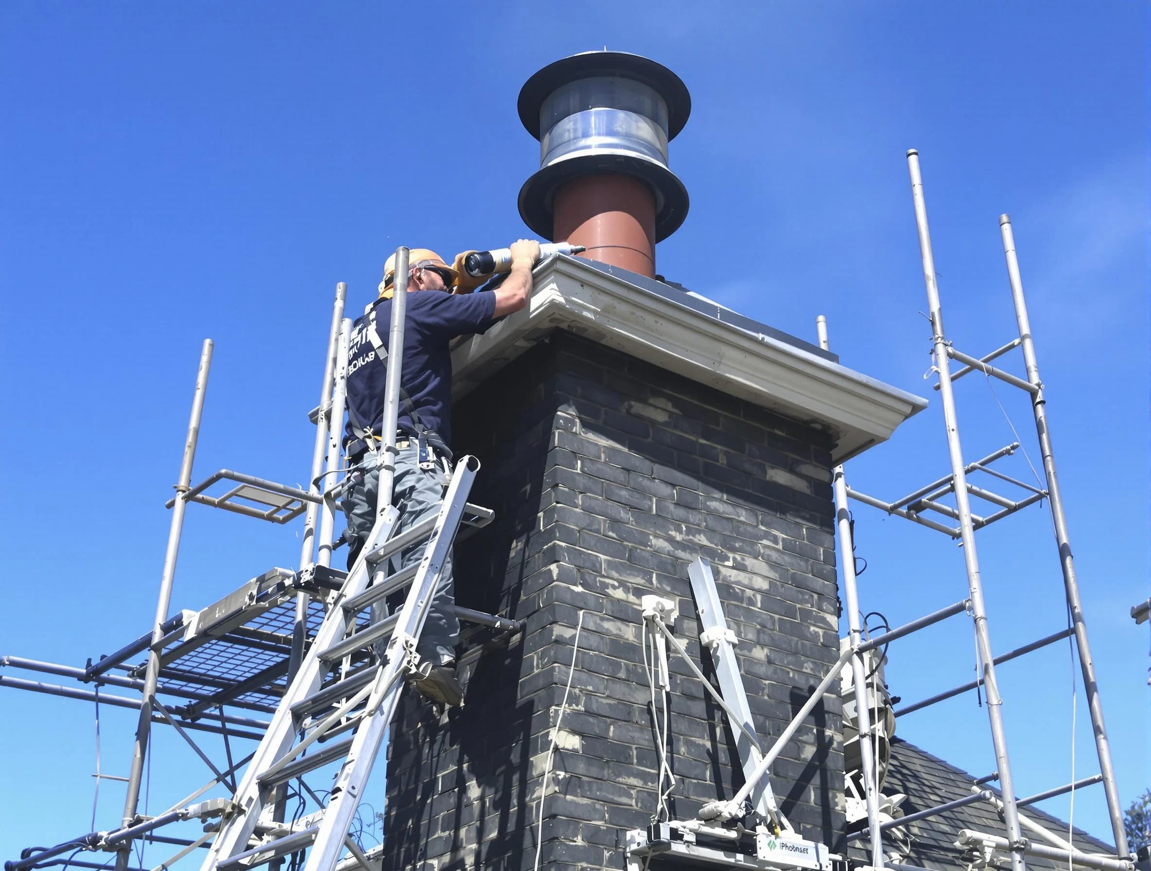 Sturdy chimney crown finished by Twin Lakes Chimney Sweep in Twin Lakes, CO