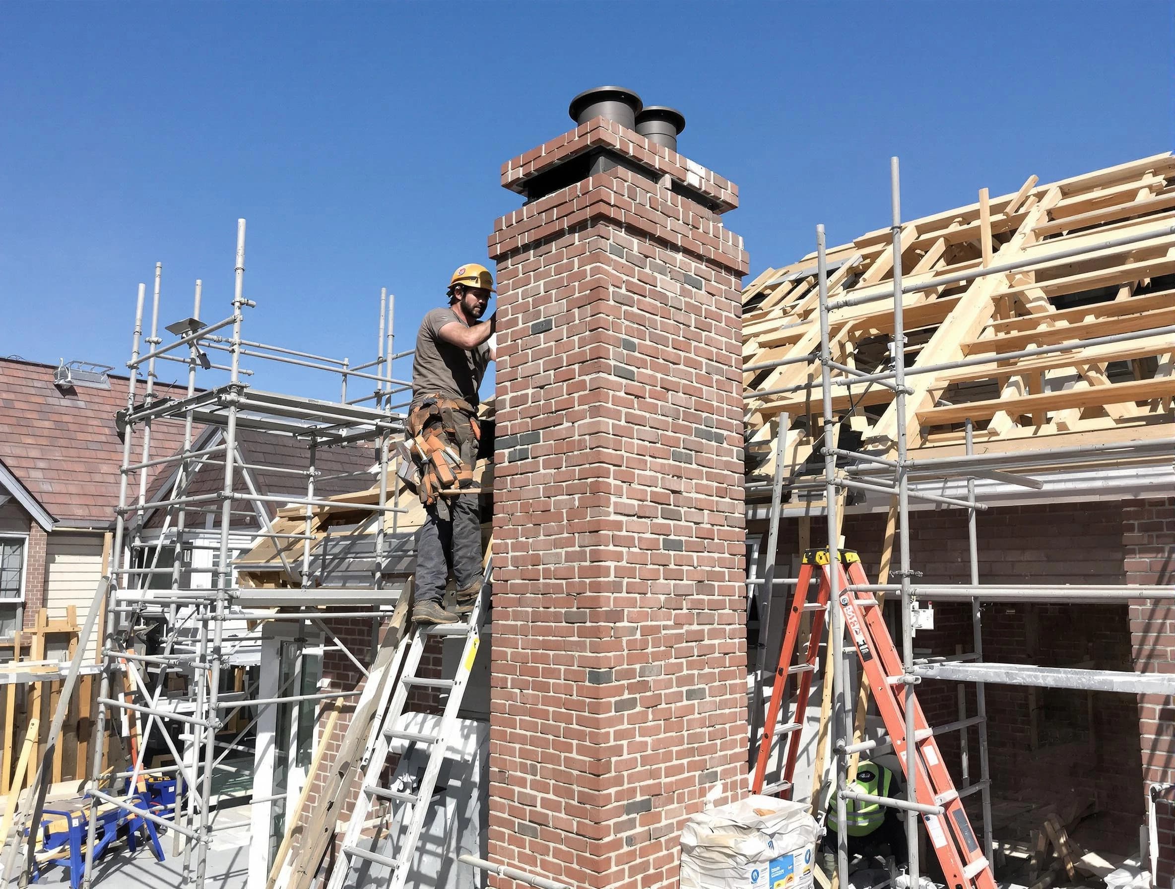 New chimney installation completed by Twin Lakes Chimney Sweep in Twin Lakes, CO