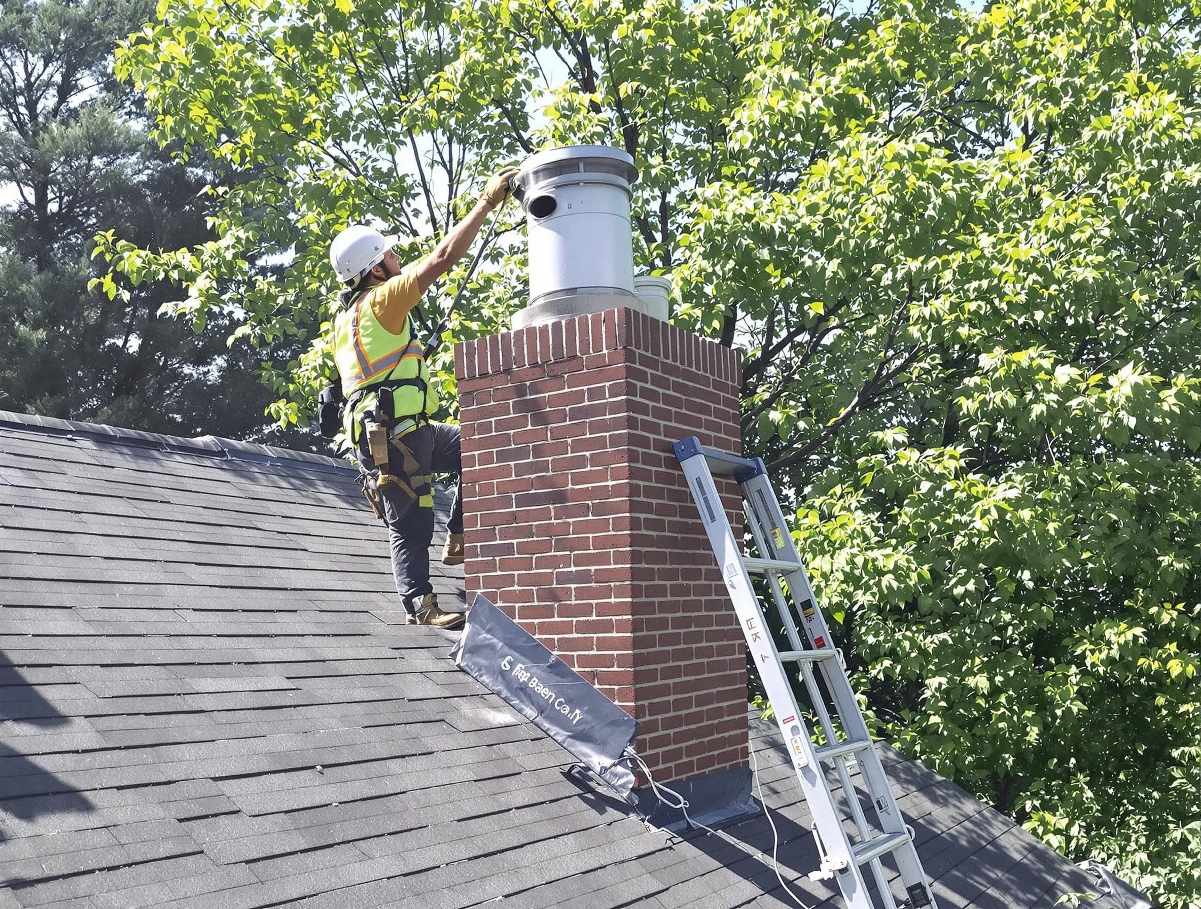 Chimney liner inspection by Twin Lakes Chimney Sweep in Twin Lakes, CO