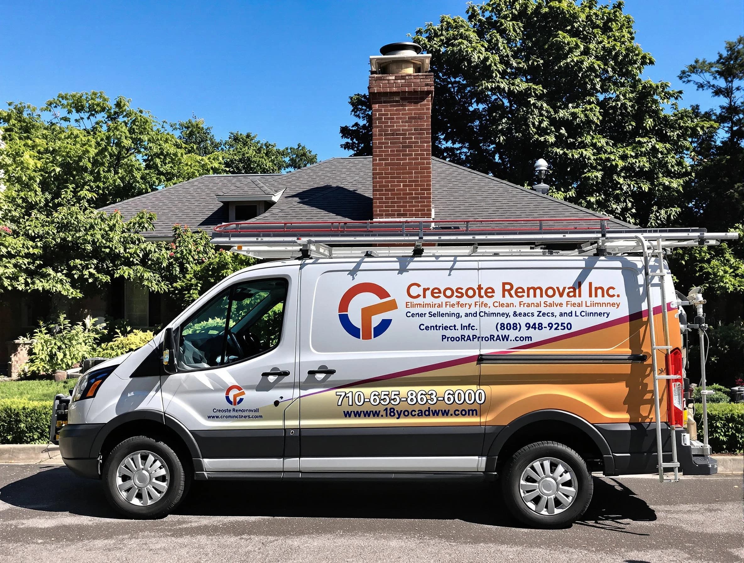 Twin Lakes Chimney Sweep technician removing creosote safely in Twin Lakes, CO