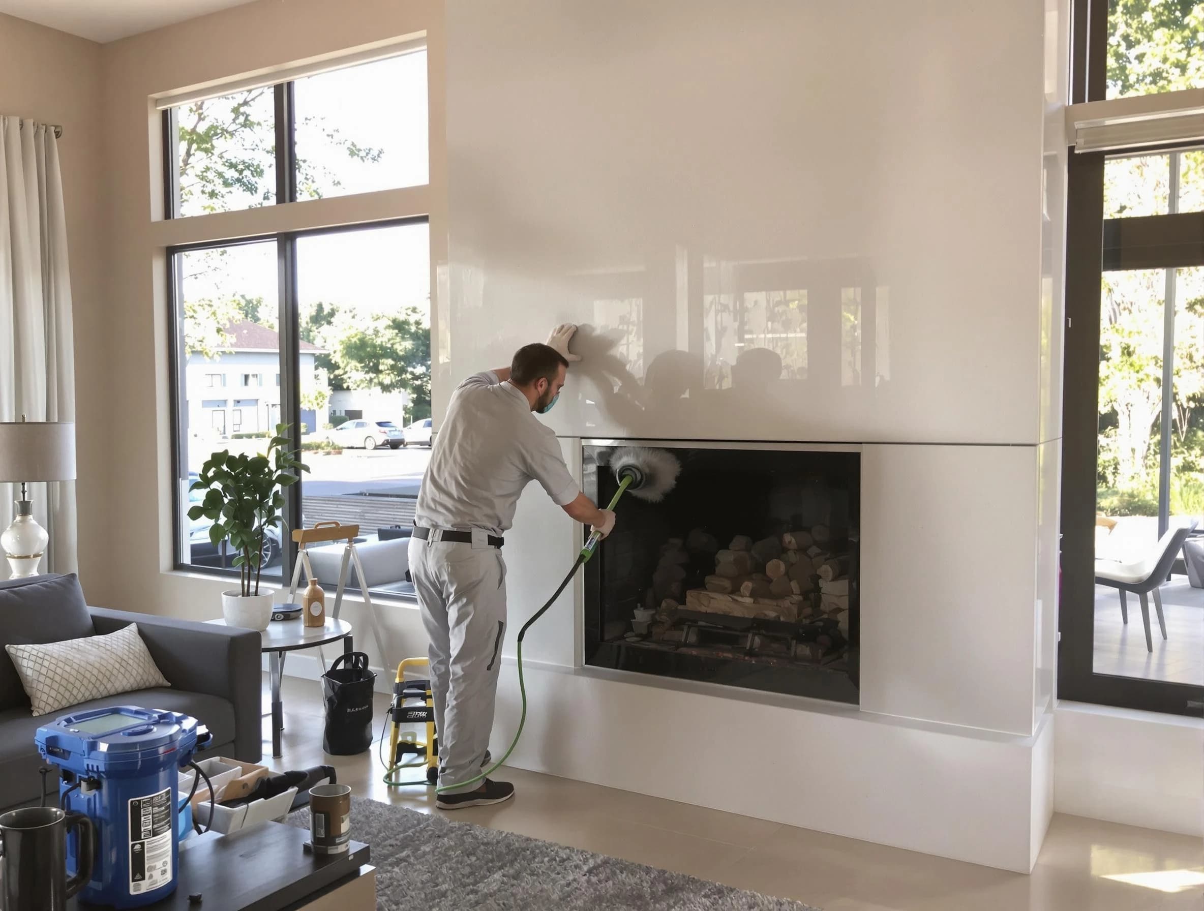 Twin Lakes Chimney Sweep performing thorough soot removal in Twin Lakes, CO