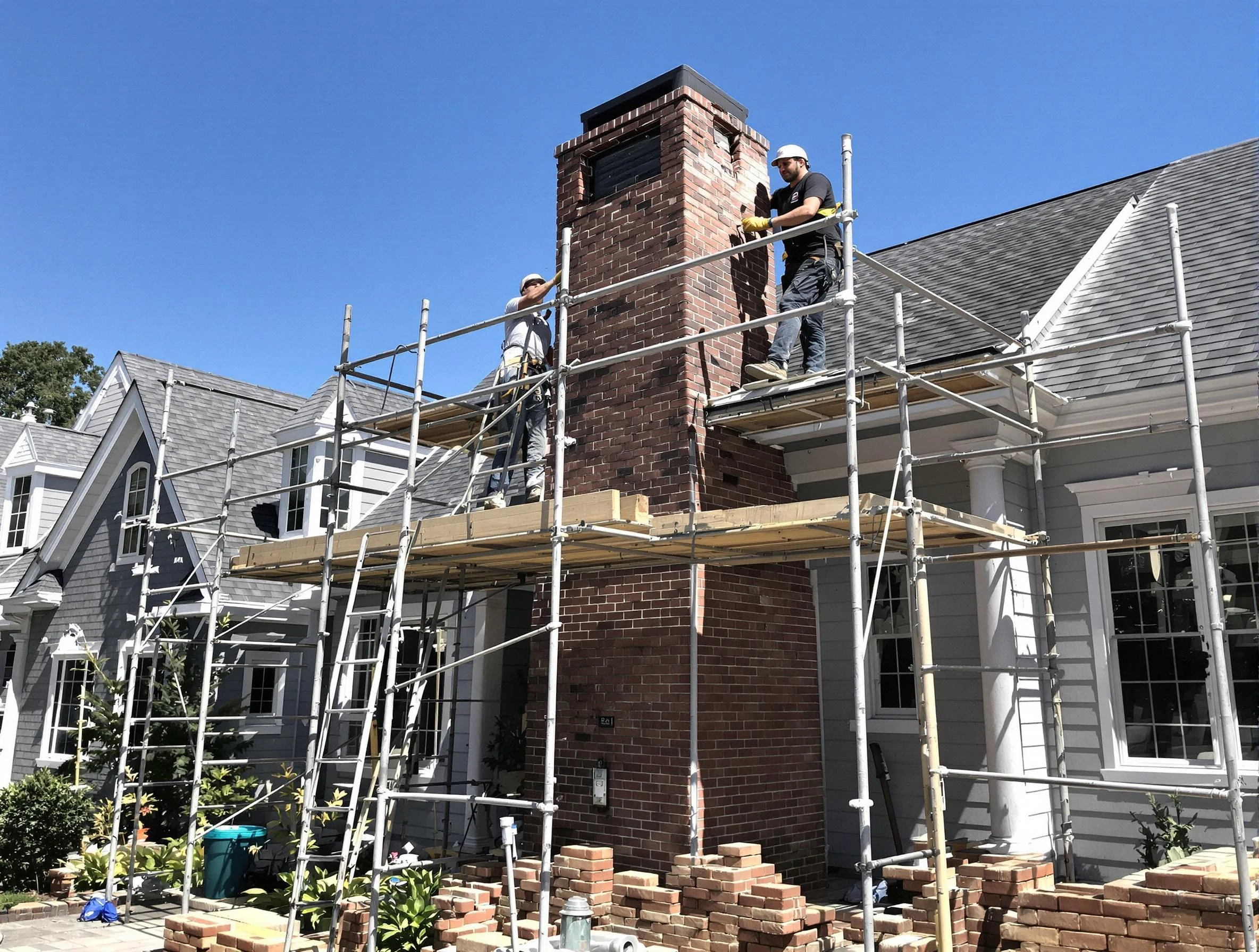 Chimney Rebuilding in Twin Lakes