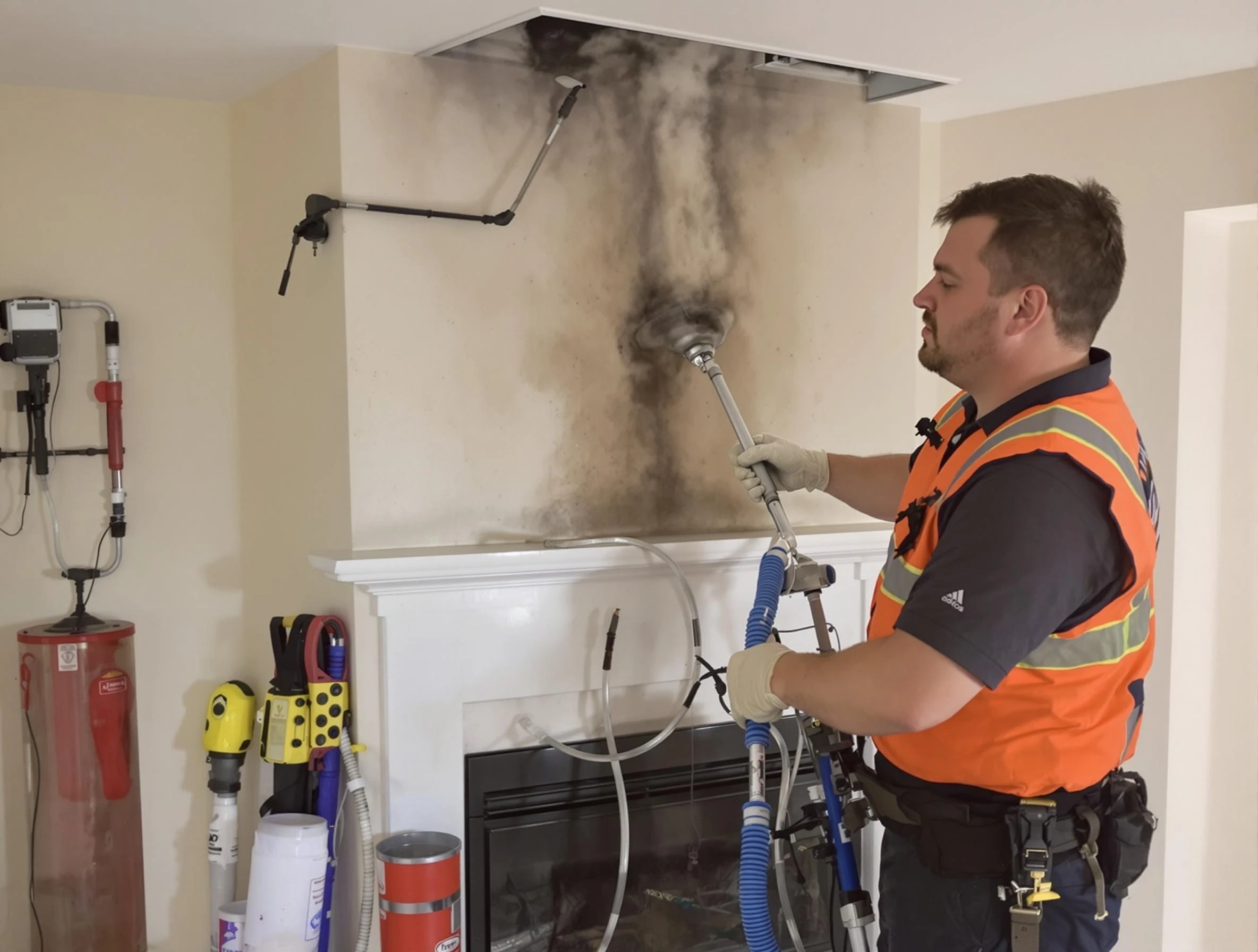 Soot Removal in Twin Lakes