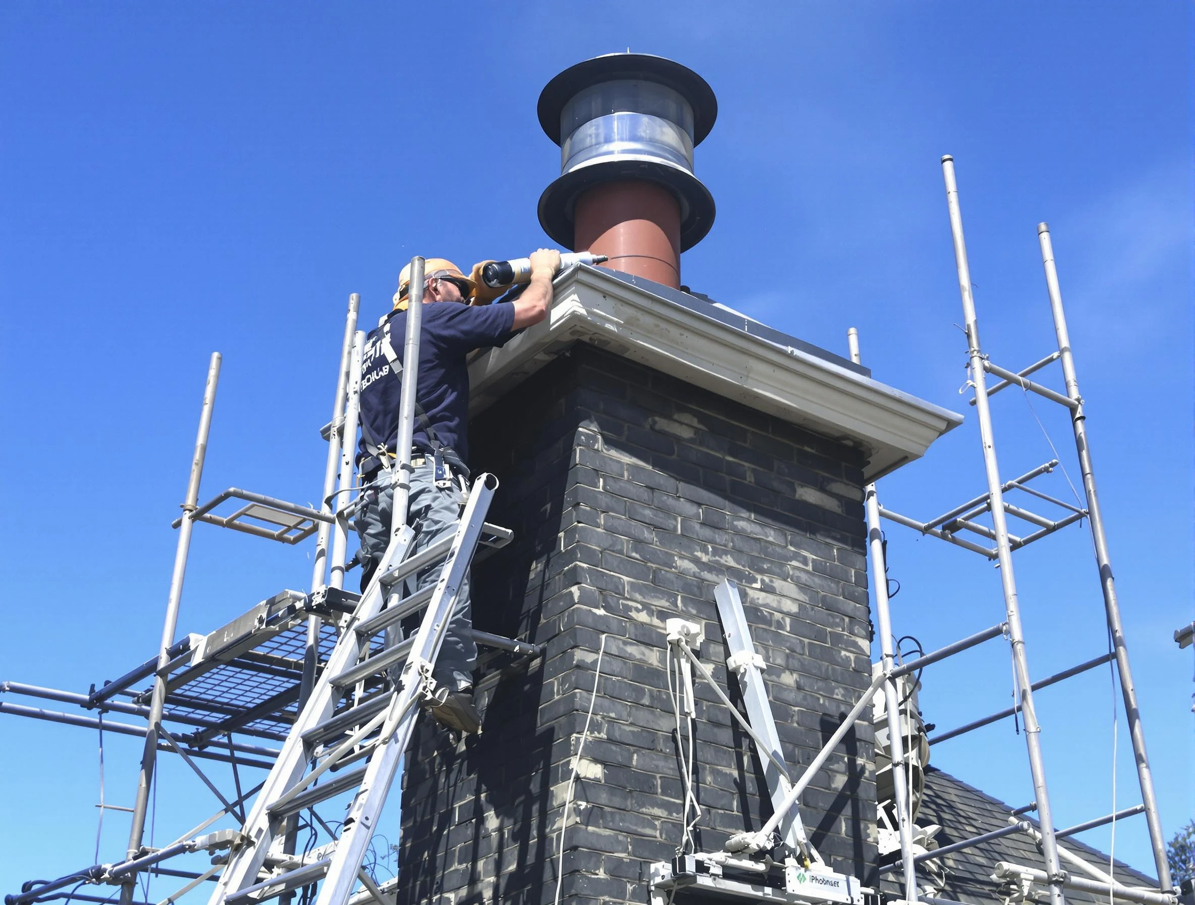 Sturdy chimney crown finished by Twin Lakes Chimney Sweep in Twin Lakes, CO